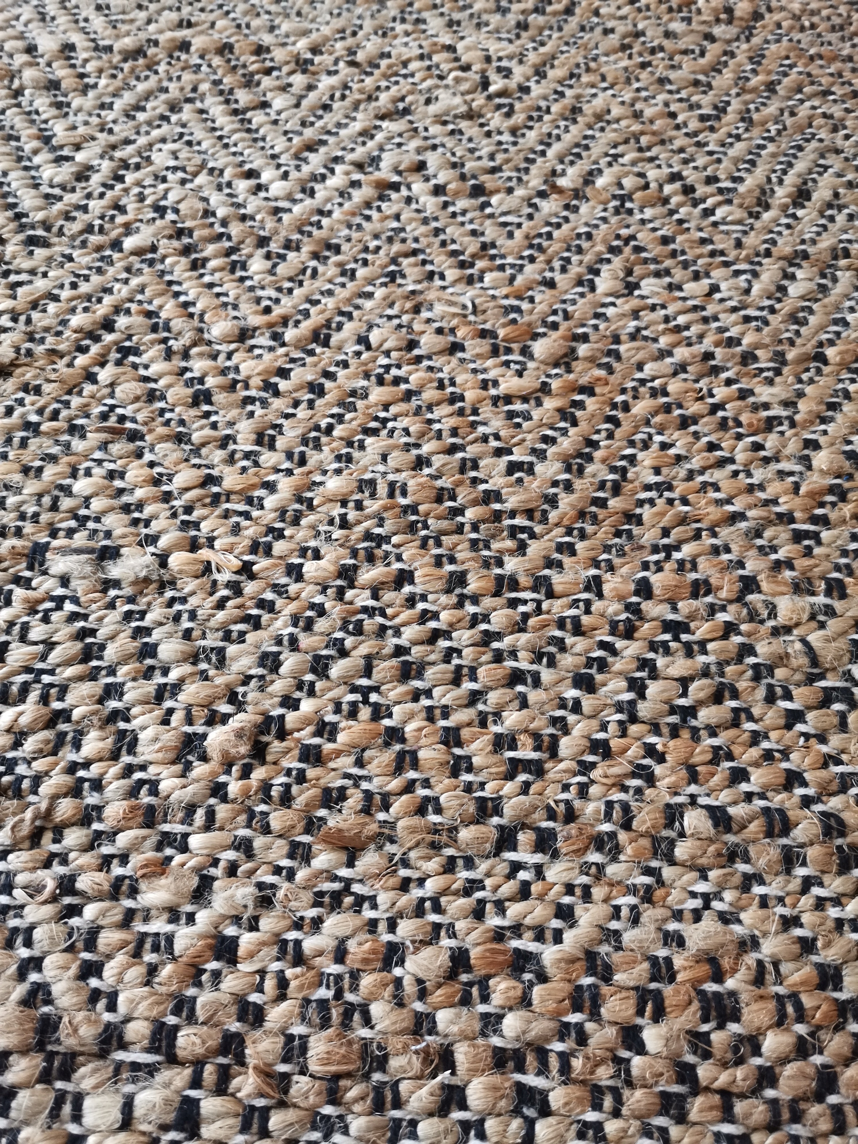 mediterranean jute sand brown organic handmade rug