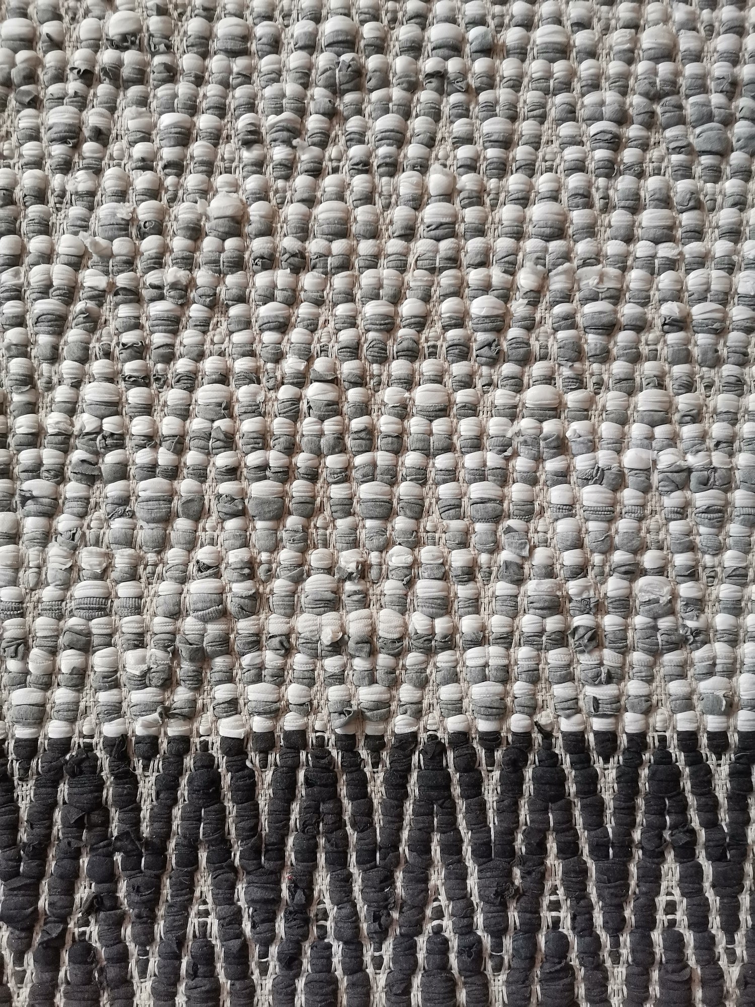 modern jute black organic handmade rug